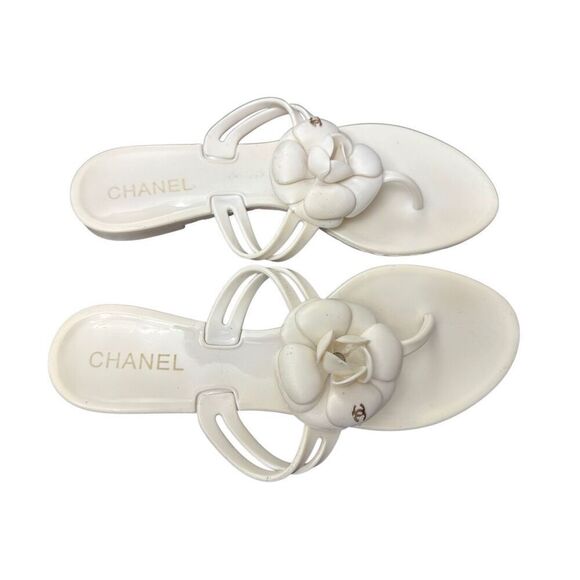 Chanel Camilla Jelly Sandals EU40, US 9.5 - Picture 3 of 7